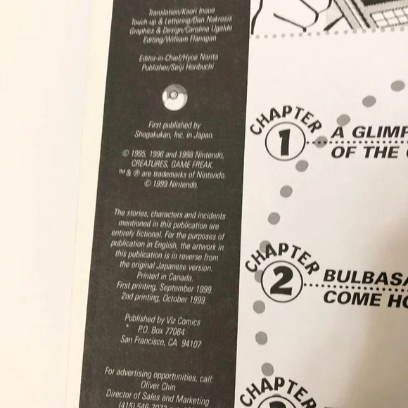 Vintage 1999 Pokemon Adventures Mysterious Mew Book Hidenori - Picture 9 of 16